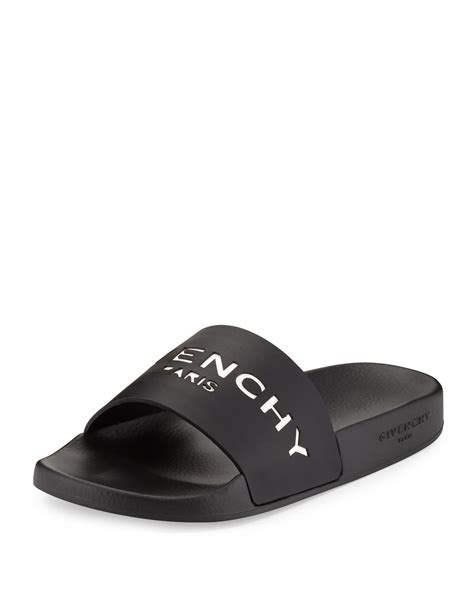 givenchy paris slide sandals in rubber price|Givenchy sandals size 35.